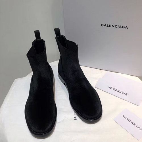 발렌시아가 여성용 신상 쇼트 부츠 26316 블랙