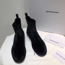 발렌시아가 여성용 신상 쇼트 부츠 26316 블랙