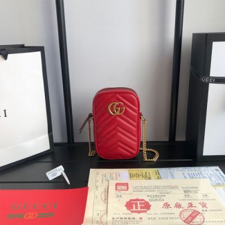 구찌 GG 마몽 미니 백 598597 레드