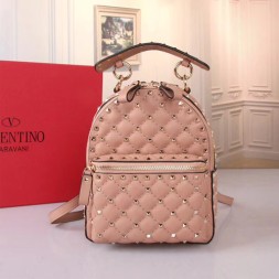 발렌티노 미니 락스터드 스파이크 백팩 PW0B0B63 연핑크