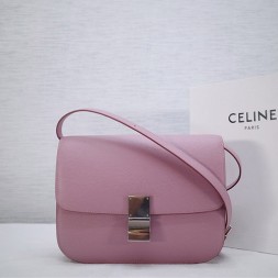 셀린느 클래식 박스백 미듐 164173 에삐가죽 보라