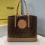 펜디 쇼핑 로고 토트백 8BH348 브라운