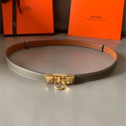 에르메스 신상  벨트 XTY182  카키 금장
