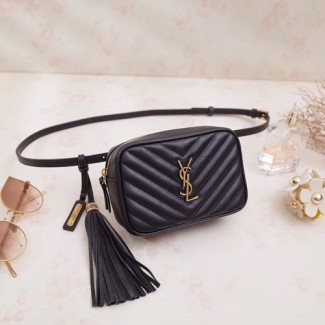 입생로랑 신상 루 벨트백 534817 블랙