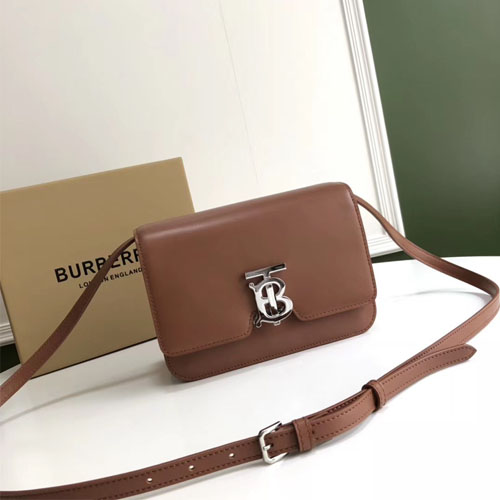 버버리 스몰 가죽 TB 백 80103311 브라운