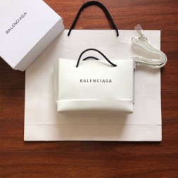 발렌시아가 미듐 쇼핑 토트백 382L68 화이트