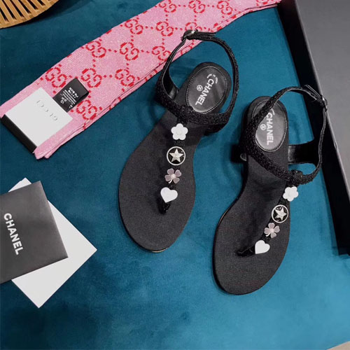 샤넬 18S/S 신상 샌들 G33156 블랙