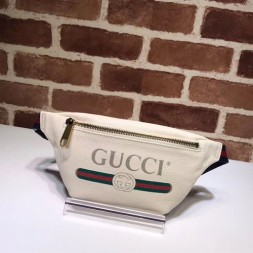 구찌 로고 스몰 벨트백 527792 화이트