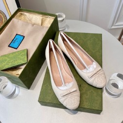 구찌 여성용 플랫 670445 화이트