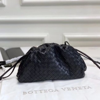 보테가 인트레치아토 나파 파우치 585853 블랙