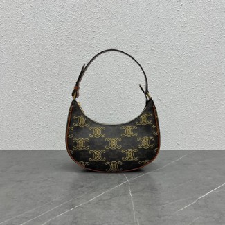 셀린느 프린트 아바 백 193953 브라운