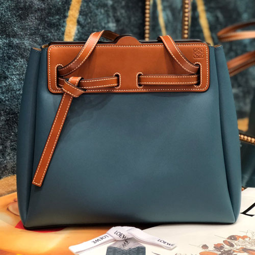 로에베 라조 쇼퍼백 276939 네이비