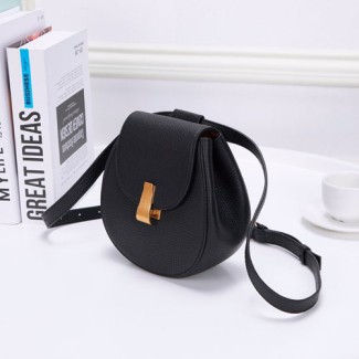 보테가 팔멜라토 벨트 백 크로스백 576643 블랙