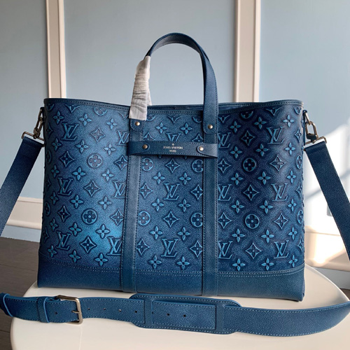 루이비통 토트 저니 차콜 M21371 블루