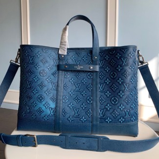 루이비통 토트 저니 차콜 M21371 블루