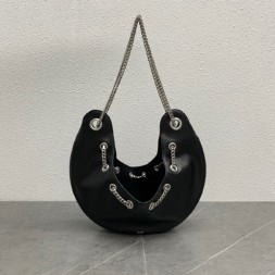 셀린느 아바 라지 체은 스무스 숄더백 198993 블랙 은장