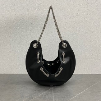 셀린느 아바 라지 체은 스무스 숄더백 198993 블랙 은장