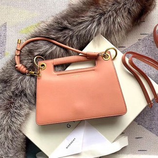 지방시 스무스 가죽 스몰 휩 백 BB508 산호색