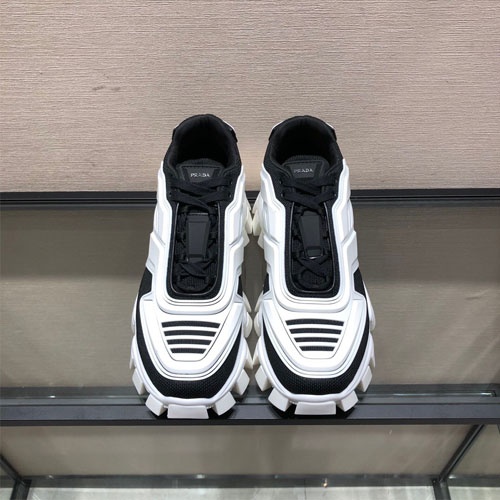 프라다 클라우드버스트 썬더 니트 스니커즈 F0702 화이트&블랙