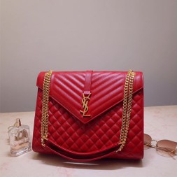 입생로랑 모노그램 엔벨로프 사첼백 라지 487198 레드