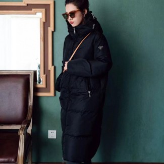 프라다 여성용 롱패딩 3A589 블랙