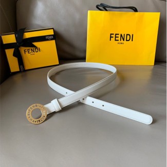 펜디 여성용 신상 벨트 FD2212  화이트  금장