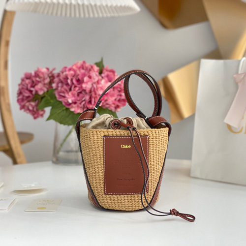 끌로에 스몰 바스켓 버킷백 G6865 브라운