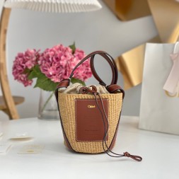 끌로에 스몰 바스켓 버킷백 G6865 브라운