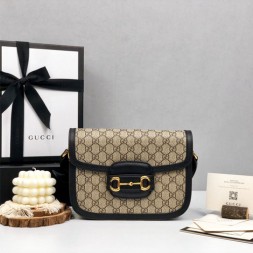 구찌 1955 홀스빗 핸드백 602204 블랙