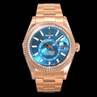 [ V2 ] 롤렉스 남성용 스카이드웰러 콤비 검판  R37014-9 42MM