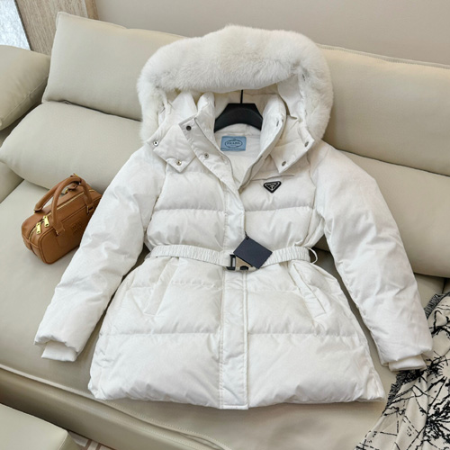 프라다 여성용 숏패딩 3A590 화이트