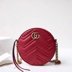 구찌 마몽 미니 라운드 숄더백 550154 레드