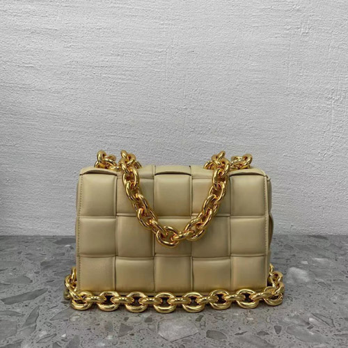 보테가 체인 카세트 백 631421 베이지