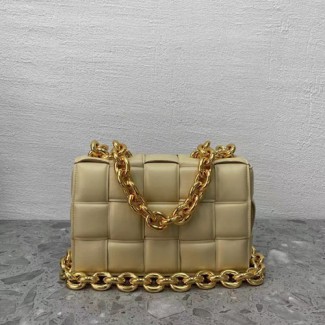 보테가 체인 카세트 백 631421 베이지