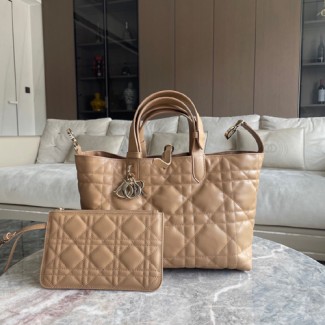 디올 TOUJOURS 미디엄 백 M2821 베이지