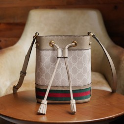 구찌 오피디아 미니 버킷백 550620 베이지