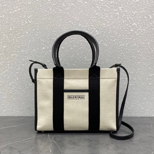 발렌시아가 하드웨어 스몰 스트랩 토트 백 6714022 베이지