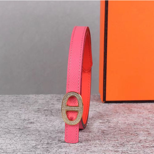에르메스 여성용 신상 벨트 XTY180  핑크 금장