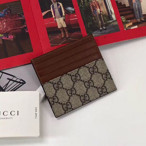 구찌 신상 카드지갑 524787 브라운