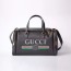 구찌 로고 프린탕 가죽 여행가방 547837 블랙