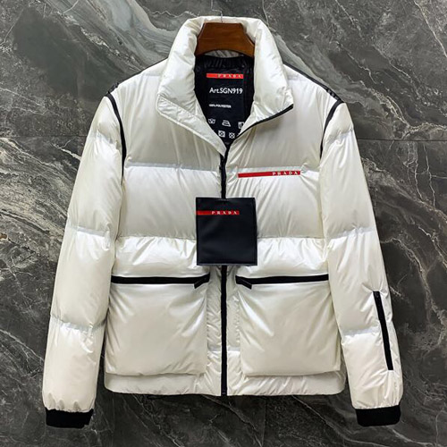 프라다 남성용 패딩 3A442 은백색