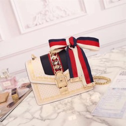 구찌 신상 실비 미니 체인백 431666 화이트