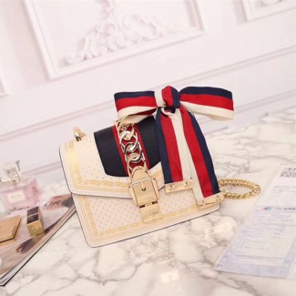 구찌 신상 실비 미니 체인백 431666 화이트