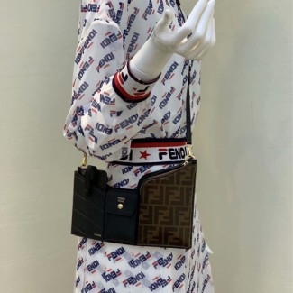 펜디 3 포켓 미니 백 8BS025 블랙