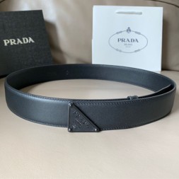 프라다 남성용 신상 벨트 PD-6110 블랙 메탈