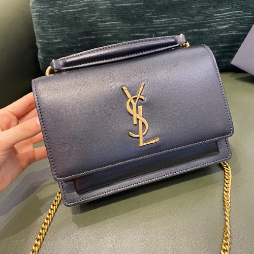 생로랑 선셋 숄더백 533026 블랙