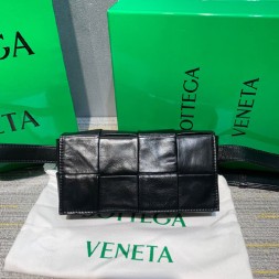 보테가 벨트 카세트백 639367 유광 블랙