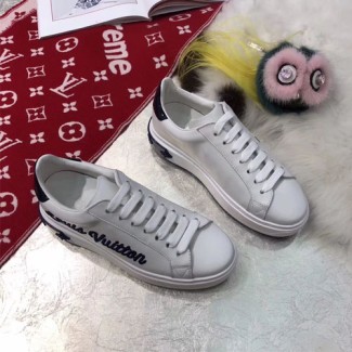 루이비통 타임 아웃 스니커즈 1A3U3Q 화이트&네이비