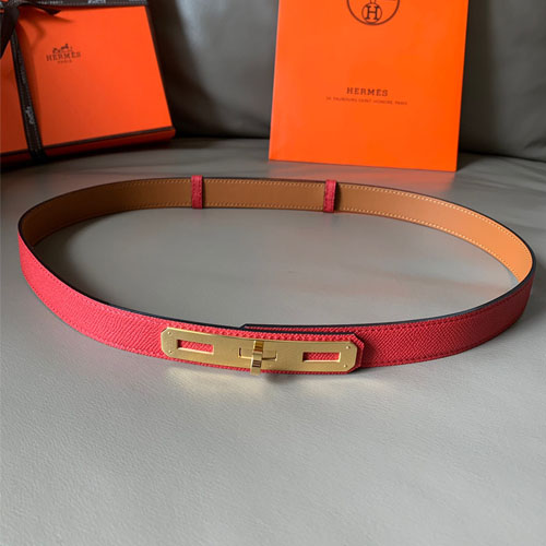 에르메스 신상  벨트 XTY184  레드 금장