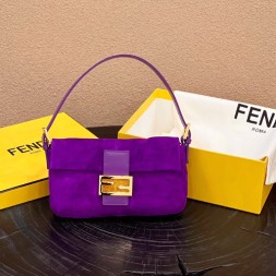 펜디 바게트 숄더백 FD8339 보라